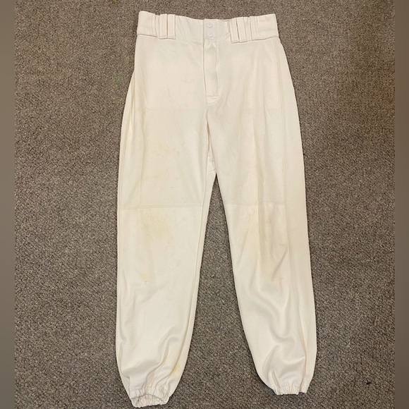 Martin Brand Mens White Baseball Pants - Picture 1 of 8